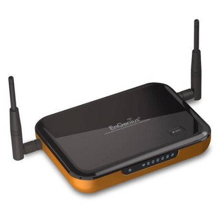 Engenius ESR9855G Wireless11N Gaming Router ความเร็ว 300 Mbps 2.4GHz, 4 Port Gigabit, StreamEngine Technology