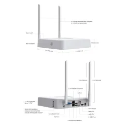 VIGI NVR1108H-W TP-Link NVR 8-Channel Wi-Fi Network Video Recorder