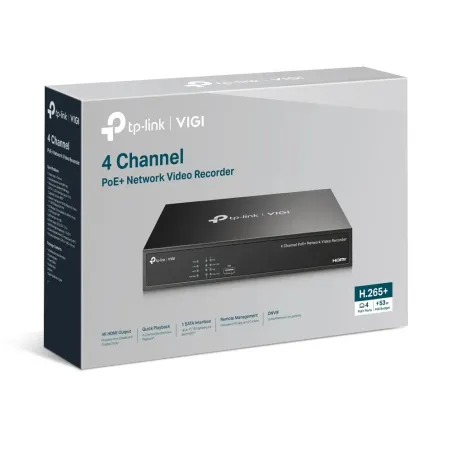 VIGI NVR1004H-4P NVR 4 Channel PoE+ Network Video Recorder