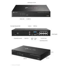 VIGI NVR1008H-8P NVR 8 Channel PoE+ Network Video Recorder