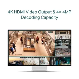 VIGI NVR1008H-8P NVR 8 Channel PoE+ Network Video Recorder