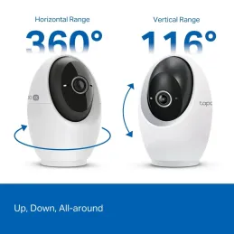 Tapo C260 TP-Link Pan/Tilt AI Home Security Wi-Fi Camera, 4K 8MP