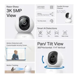 Tapo C230 TP-Link Pan/Tilt AI Home Security Wi-Fi Camera