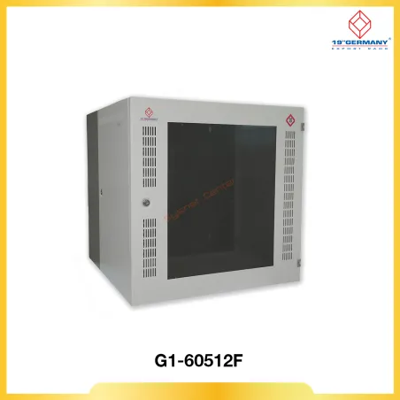 ตู้ Rack 12U 19" GERMAN Front PERF. WALL RACK G1-60512F 12U 60x50x59cm