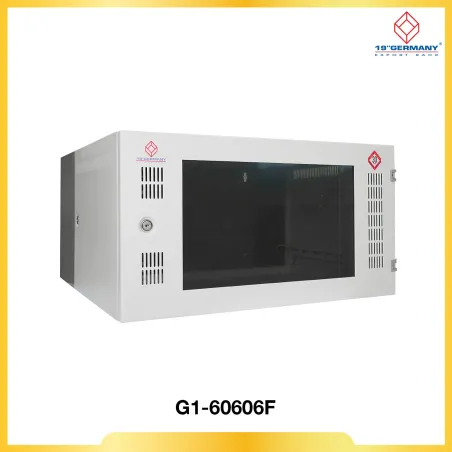 ตู้ Rack 6U 19" GERMAN Front PERF. WALL RACK G1-60606F 60x60x32cm