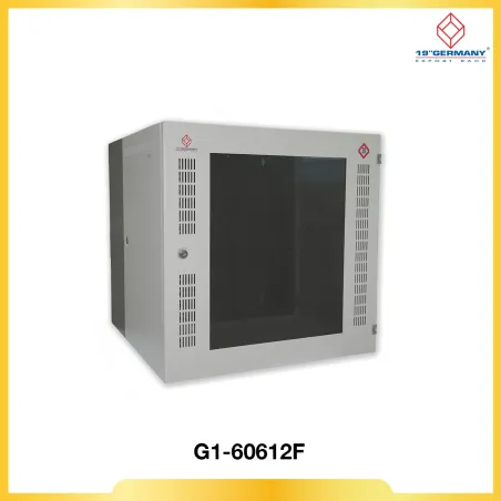 ตู้ Rack 12U 19" GERMAN Front PERF. WALL RACK G1-60612F 60x60x59cm