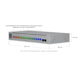 USW-Pro-Max-16-POE Ubiquiti Professional Max Switch L3-Managed Gigabit POE 16 Port, 4 Port 2.5G