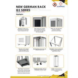 36U 19" GERMAN RACK NEW SERIES G3N-60836 60x80x180cm