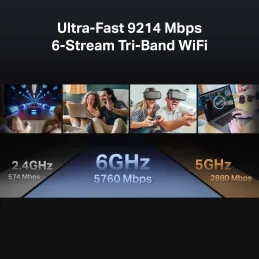 Archer BE550 TP-Link BE9300 Tri-Band Wi-Fi 7 Router VPN