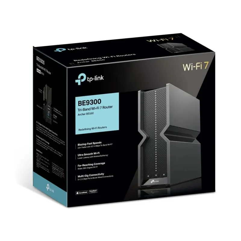 Archer BE550 TP-Link BE9300 Tri-Band Wi-Fi 7 Router VPN Archer BE550 TP-Link BE9300 Tri-Band Wi-Fi 7 Router VPN