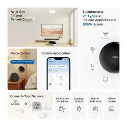 Tapo H110 Smart IR and IoT Hub All-in-One Infrared Remote Control