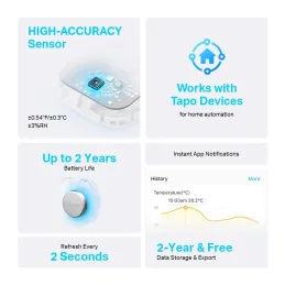 Tapo T310 Smart Temperature and Humidity Monitor
