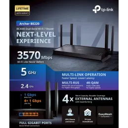 Archer BE220 TP-Link BE3600 Dual-Band Wi-Fi 7 Router