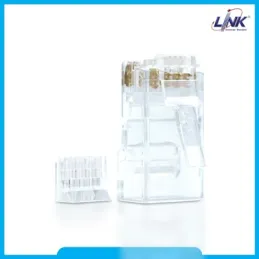 Link US-1002 CAT6 RJ45 MODULAR PLUG (ตัวผู้), for UTP (Unshield) บรรจุ 10 ตัว/Pkg.