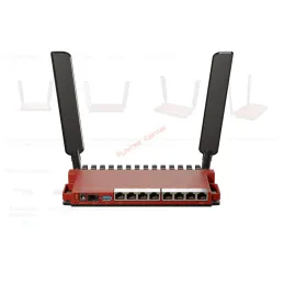 Mikrotik Router L009UiGS-2HaxD-IN (WiFi AX) Dual-Core 800MHz, Ram 512MB, ROS LV.5