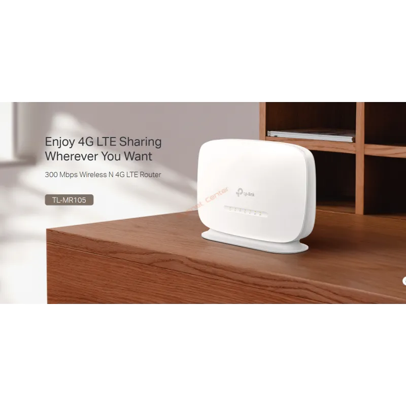 TP-Link MR105 LTE เราเตอร์ใส่ซิม Wireless N 300Mbps รองรับ 4G ทุกเครือข่าย TP-Link MR105 LTE เราเตอร์ใส่ซิม Wireless N 300Mbps รองรับ 4G ทุกเครือข่าย