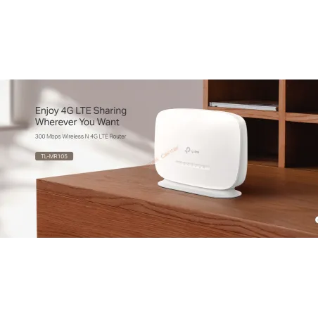 TP-Link MR105 LTE เราเตอร์ใส่ซิม Wireless N 300Mbps รองรับ 4G ทุกเครือข่าย