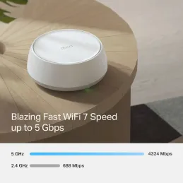 TP-LINK Deco BE25 (2-Pack) BE5000 Whole Home Mesh Wi-Fi 7 System