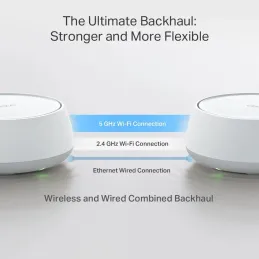 TP-LINK Deco BE25 (2-Pack) BE5000 Whole Home Mesh Wi-Fi 7 System