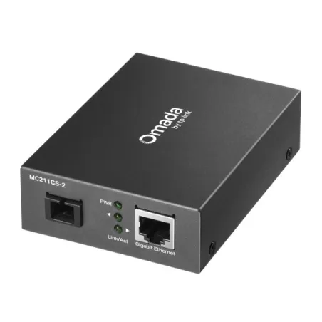 TP-LINK MC211CS-2 Omada Gigabit WDM Media Converter SM 2Km