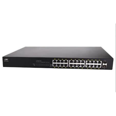 PSG-3124A Link 24 Port Gigabit POE Switch, 24 Port POE 380W, 2 Port SFP