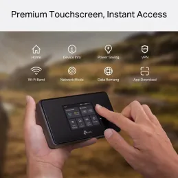 TP-Link M85505G Mobile แบบใส่ Sim Wi-Fi 6E Touch Screen, VPN