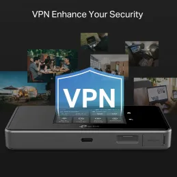 TP-Link M85505G Mobile แบบใส่ Sim Wi-Fi 6E Touch Screen, VPN