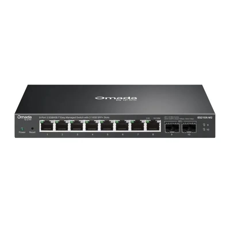 TP-LINK ES210X-M2 Omada 8-Port 2.5G Easy Managed Switch SFP+
