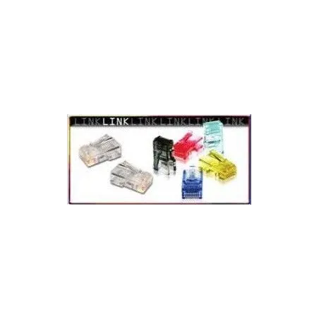 Link US-1051-X - Crystal CAT5E RJ45 Modular Plug (ตัวผู้), High Performance (บรรจุ 10 ตัว/Pkg)