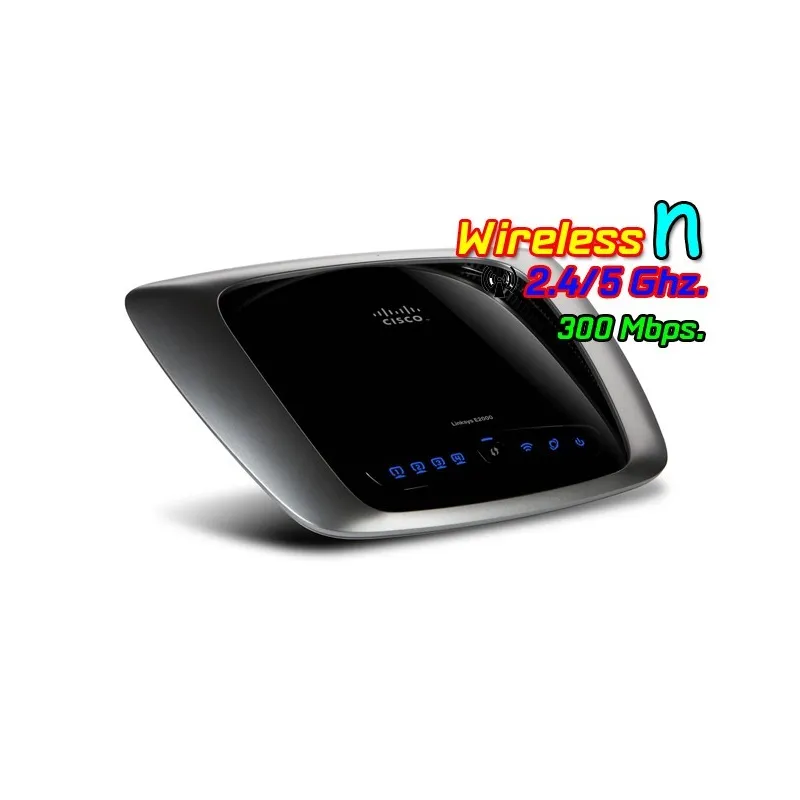 Linksys E2000 Wireless Router ความเร็ว 300Mbps ย่าน 2.4/5Ghz พร้อม Hotspot Authen รองรับ DD-WRT