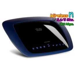 Linksys E3000 Wireless Router ใช้งานย่าน 2.4/5Ghz พร้อมกัน Speed 300Mbps พร้อม Hotspot Authen รองรับ USB