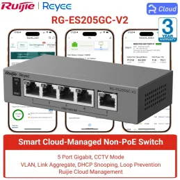 RG-ES205GC-V2 Ruijie Reyee L2 Smart Cloud-Managed Switch, 5x Gigabit RJ45, Cloud/App