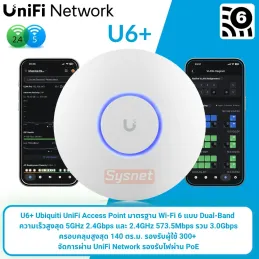 U6+ Ubiquiti UniFi Wi-Fi 6...