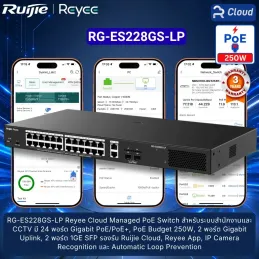 RG-ES228GS-LP Reyee PoE...