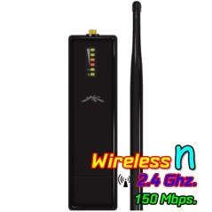 Ubiquiti WiFi Station Ext ความเร็ว150Mbps กำลังส่ง 1000mW ย่านความถี่ 2.4GHz พร้อมเสารอบทิศทาง 6dBi