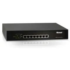 Micronet SP6008P Switch 8 Port 10/100Mbps รองรับการจ่ายไฟผ่านสาย Lan POE มาตรฐาน 802.3af 15.4W