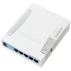 Mikrotik RouterBoard RB-751U-2HnD ROS Lv.4 Ram 32MB พร้อม WIreless มาตรฐาน N ย่าน 2.4GHz กำลังส่ง 1W