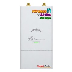 Ubiquiti Ubiquiti UniFi UAP-Outdoor Access Point แบบภายนอกอาคาร ความเร็วสูง 300Mbps 2.4GHz พร้อม เสา 6 dBi X 2