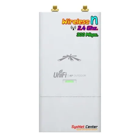 Ubiquiti UniFi UAP-Outdoor Access Point แบบภายนอกอาคาร ความเร็วสูง 300Mbps 2.4GHz พร้อม เสา 6 dBi X 2