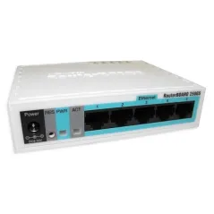 Mikrotik RB250GS Smart Switch 5 Port Gigabit รองรับทำ VLANs, Mirror Traffic และ Bandwidth Limit