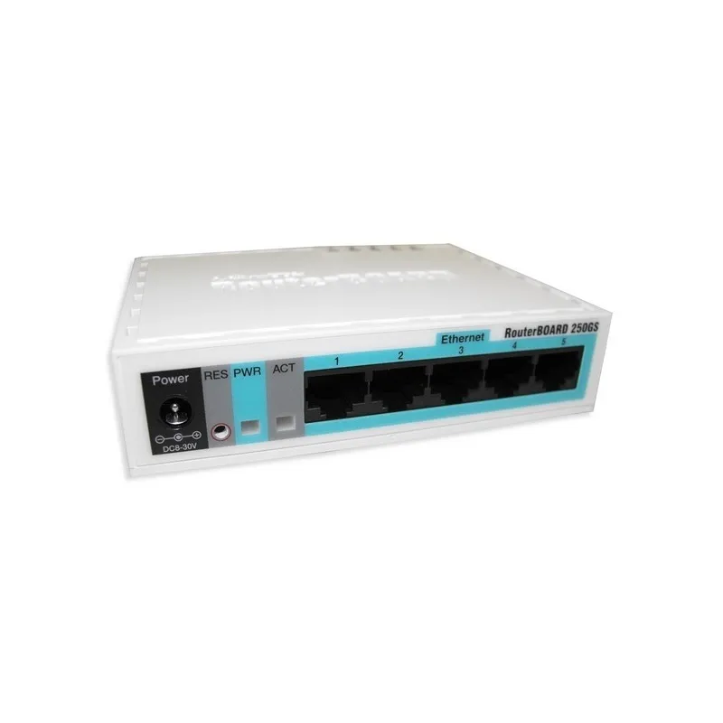 Mikrotik RB250GS Smart Switch 5 Port Gigabit รองรับทำ VLANs, Mirror Traffic และ Bandwidth Limit