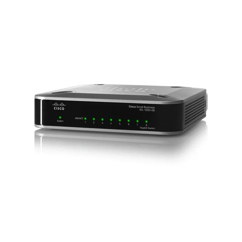 Cisco SG100D-08 Unmanaged Switch 8 Port Gigabit 10/100/1000Mbps