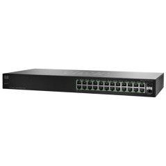 Cisco Cisco SG100-24 Gigabit Switch 24 Port ความเร็ว 10/100/1000Mbps + 2 Mini-GBIC