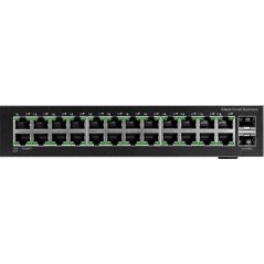 Cisco Cisco SG100-24 Gigabit Switch 24 Port ความเร็ว 10/100/1000Mbps + 2 Mini-GBIC