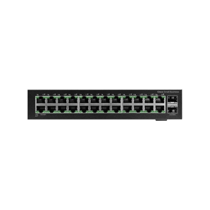 Cisco SG10024 Gigabit Switch 24 Port ความเร็ว 10/100/1000Mbps + 2