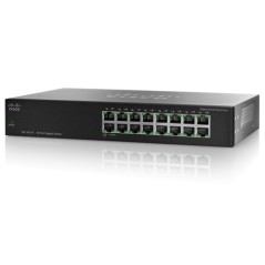 Cisco SG100-16 Gigabit Switch 16 Port ความเร็ว 10/100/1000Mbps