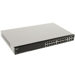 Cisco Cisco SG300-28 (SRW2024) L3-Managed Switch 26 Port Gigabit, 2 Port mini-GBIC รองรับ Static Routing, VLANs ควบคุมผ่าน Web