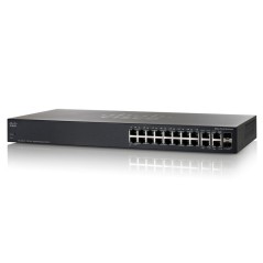 Cisco Cisco SG300-20 (SRW2016) L3-Managed Switch 18 Port Gigabit, 2 Port mini-GBIC รองรับ Static Routing, VLANs ควบคุมผ่าน Web