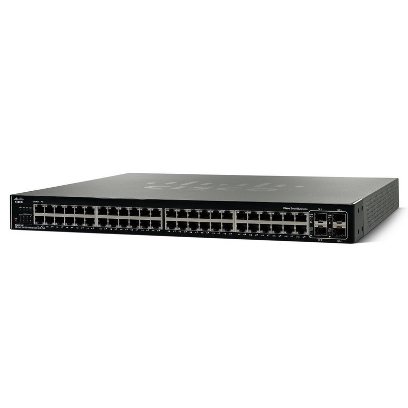 Cisco Cisco SF300-48 L3-Managed Switch 48 port 10/100Mbps, 2 Port Gigabit, 2 Port mini-GBIC (SFP)
