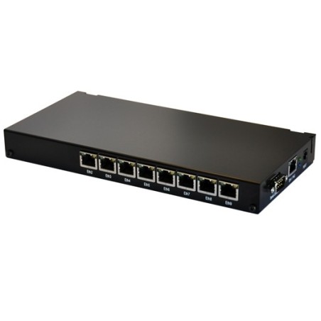 Mikrotik RouterBoard RB493AH-Set ขนาด 9 Port 10/100Mbps Ram 128MB, 3 miniPCI, 1 Serial Port, ROS LV5 พร้อม Case